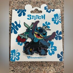 Stitch as Ursula Scrump as Ariel Disney Land Paris DLP March 2025 Jumbo Pin